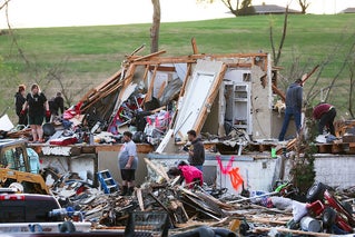 home destroyed by tornado